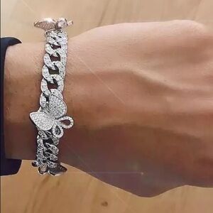 cuban butterfly bracelet